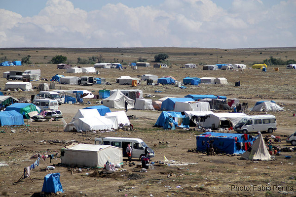 Refugee camp for Syrians in Cappadocia, Turkey, 2014