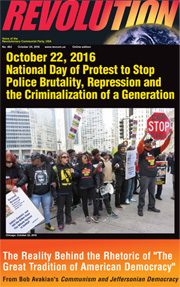 Revolution #462, October 24, 2016 - front page