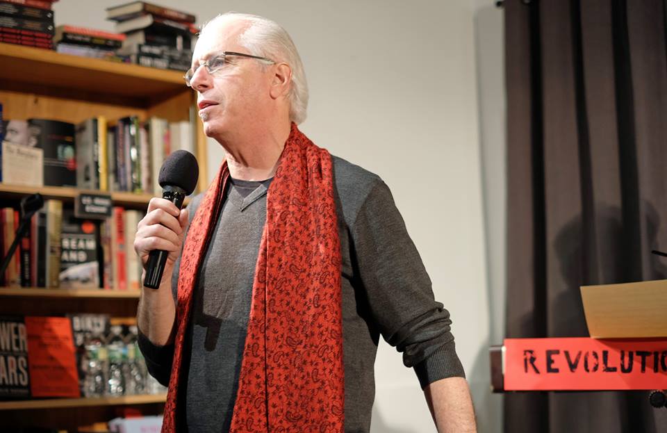 Andy Zee, Revolution Books spokesperson, December 2. Photo: Deanna Gorzinski