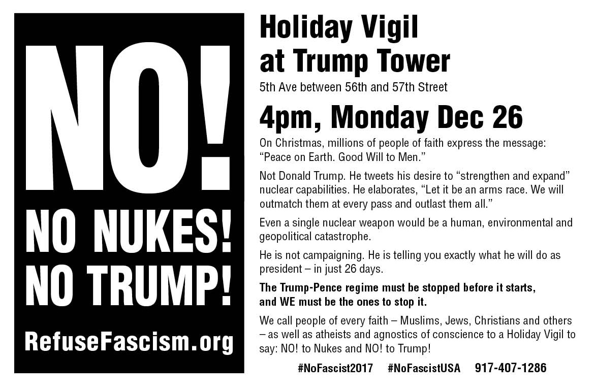 December 26, Trump Tower, New York City