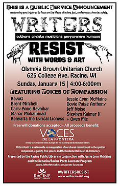 Writers Resist poster