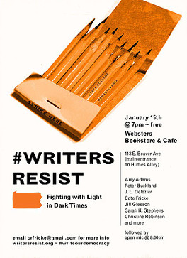 Writers Resist poster