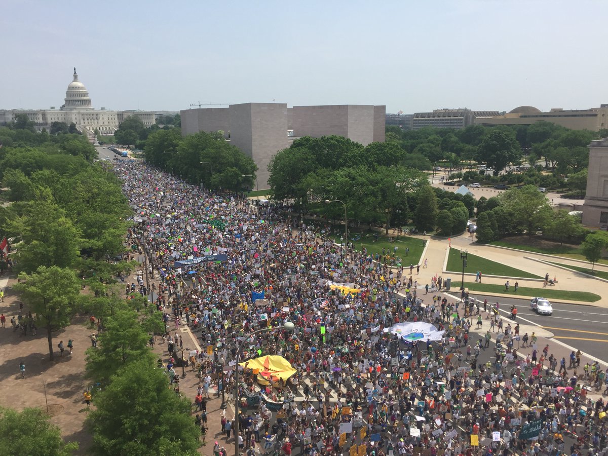 Washington DC, People's Climate March, April 29, 2017