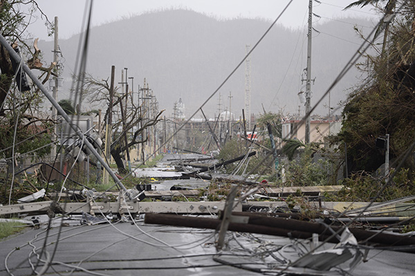 Puerta Rico: devastation of hurricane Maria