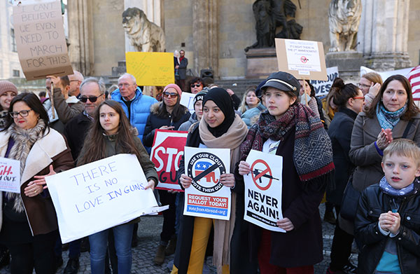 March for Our Lives, Munich, Germany