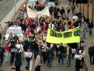 Sheffield, England student strike