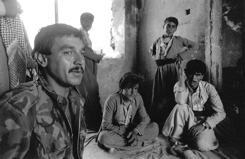 Kurdish fighters in Halabja, Iraq, 1991.