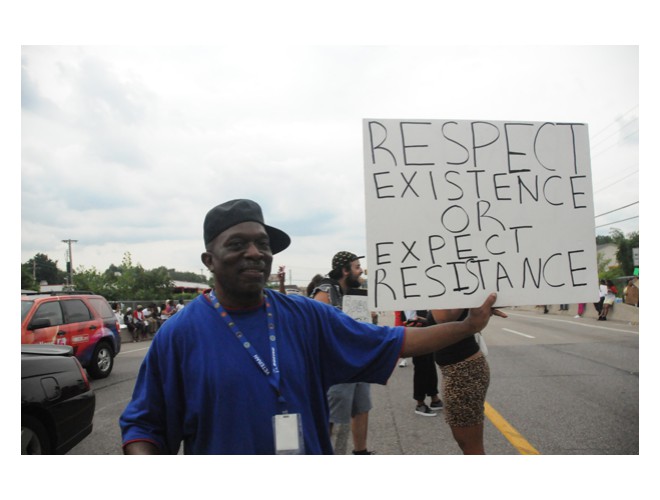 Ferguson, Missouri, August 15, 2014.  Photo: Li Onesto/Revolution
