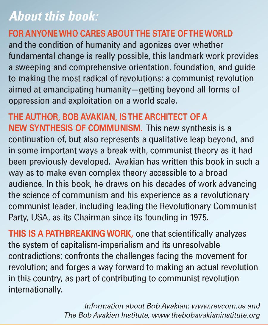 The New Communism back cover quotes