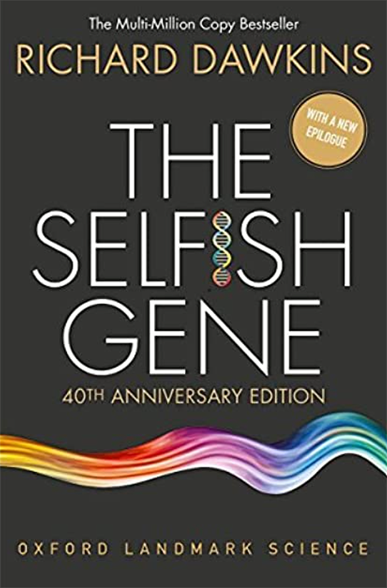 Cover of book by Richard Dawkins, The Selfish Gene.