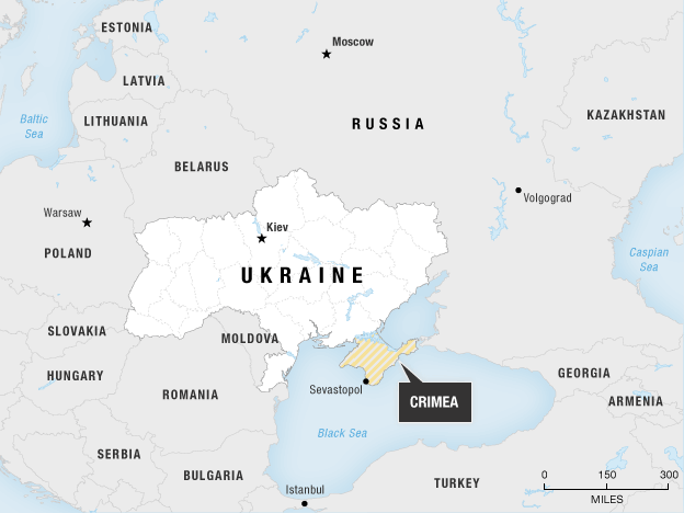 Locator map of Ukraine