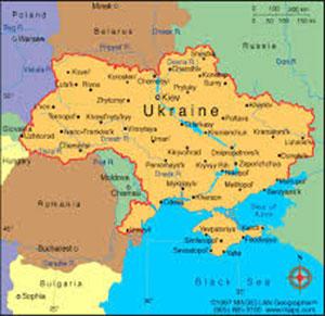 Ukraine and surrounding area
