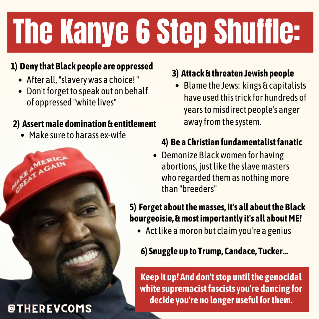 Poster with Kanye six step shuffle