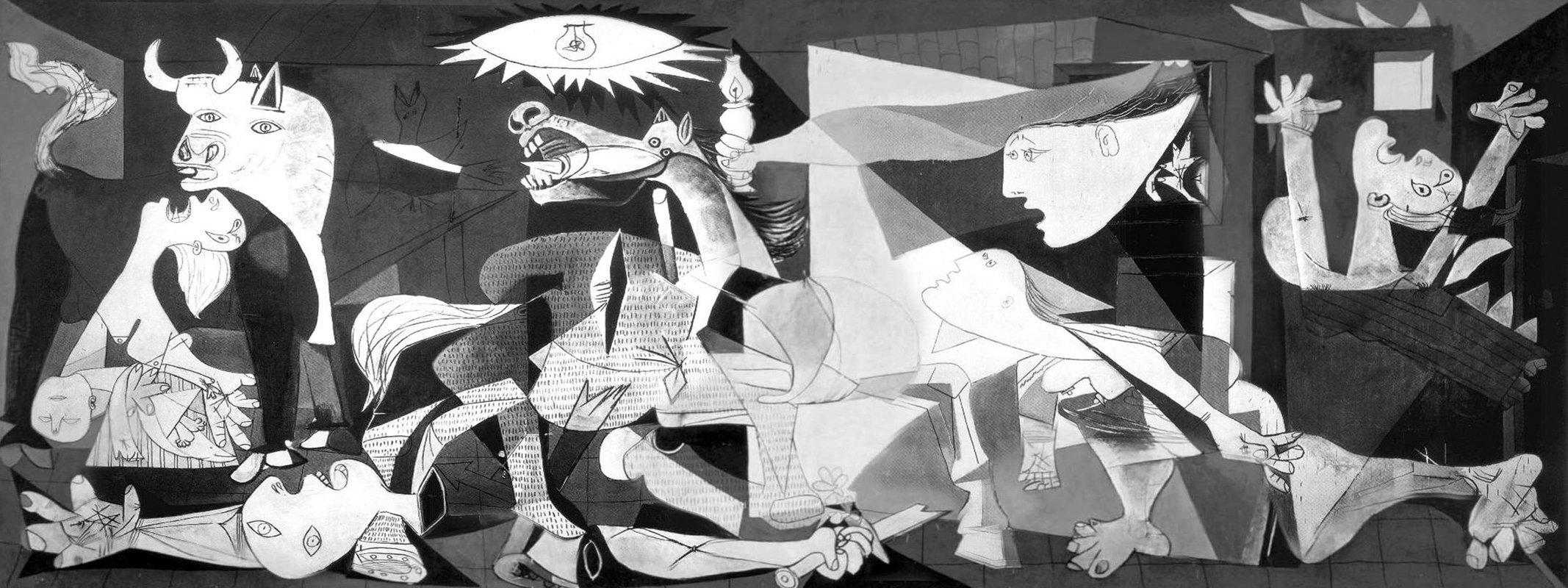 Painting by Pablo Picasso, Guernica, 1937.