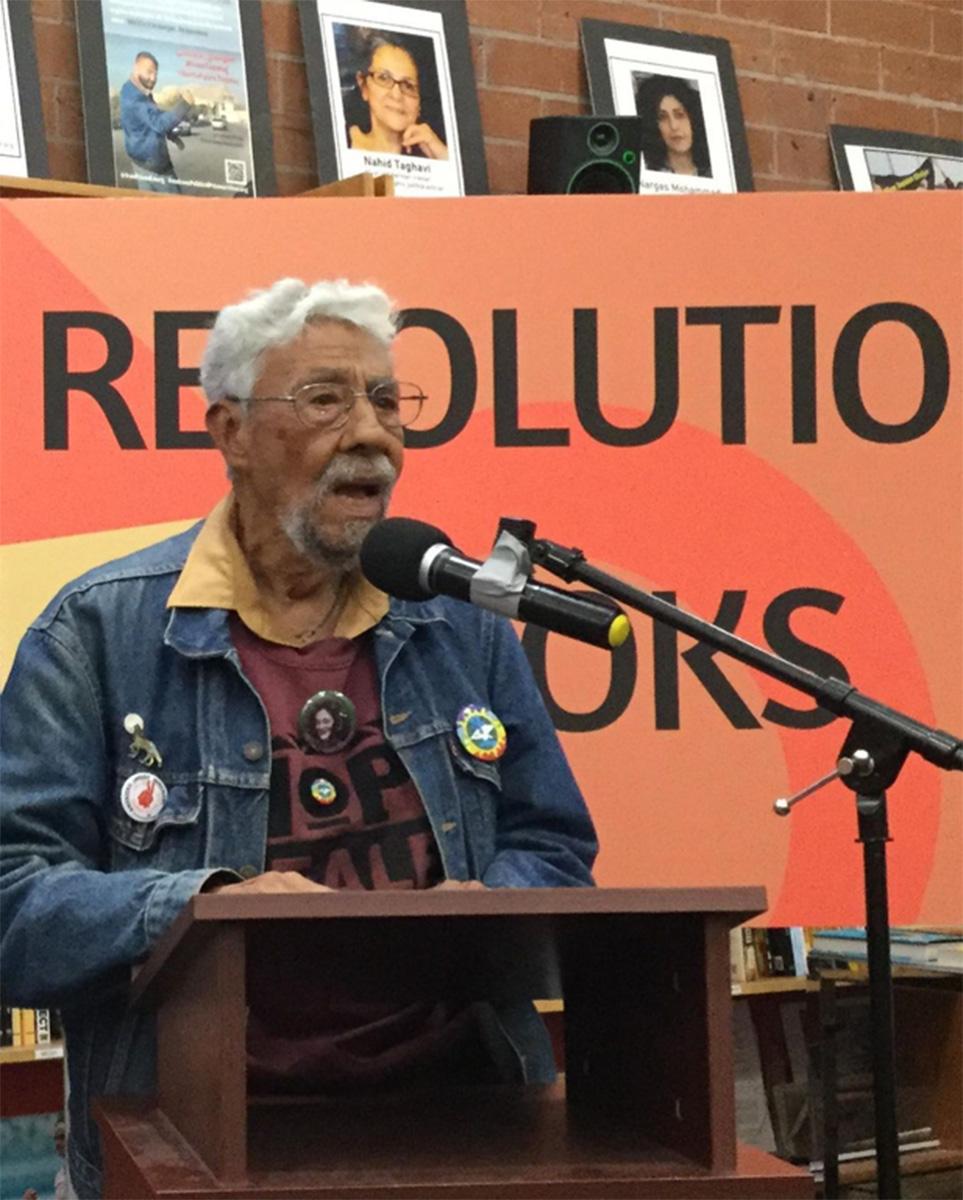 Rafael Jesus Gonzalez at Revolution Books Berkeley poetry event