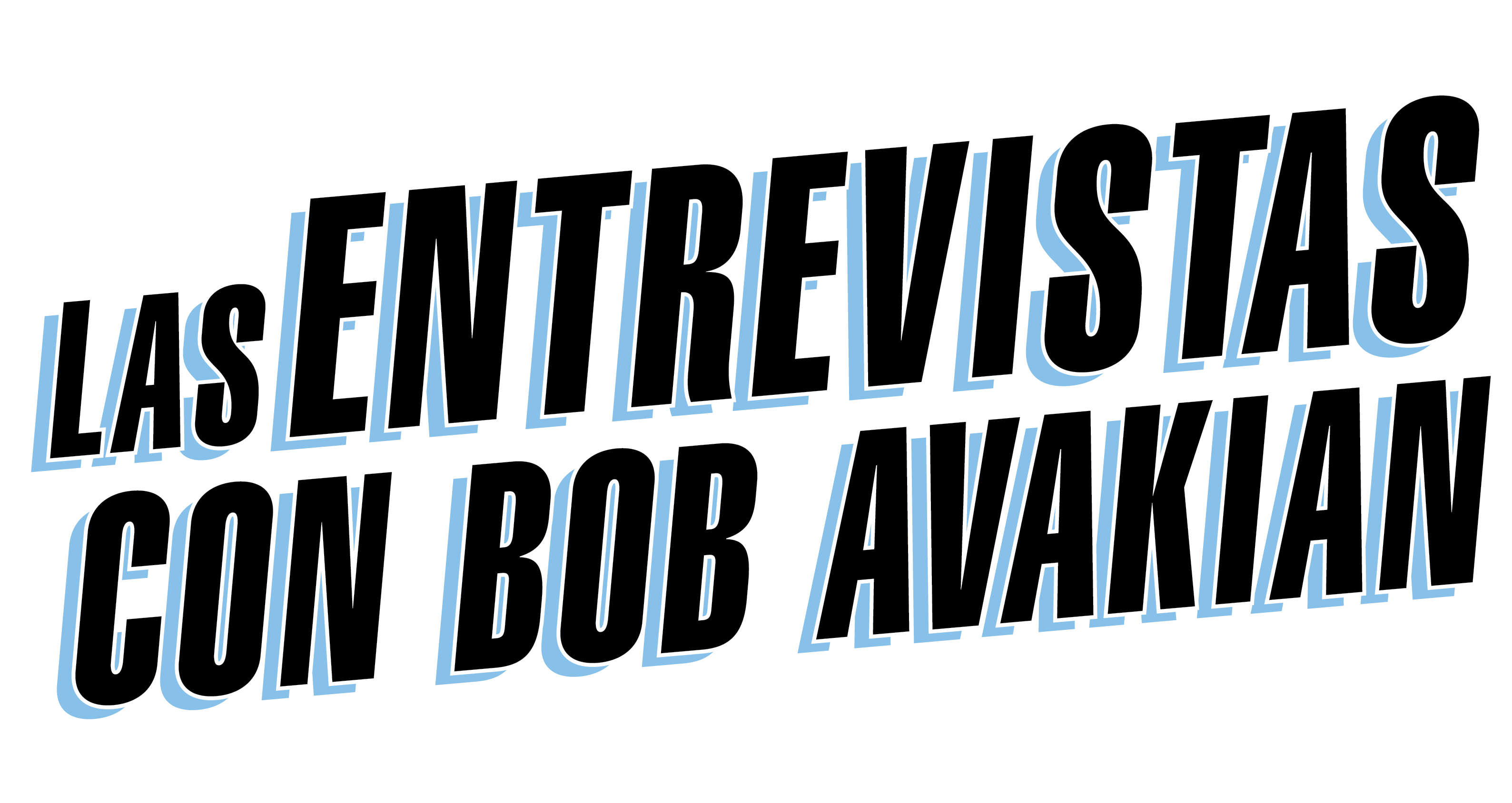 LOGO The Bob Avakian Interviews blue shadow es