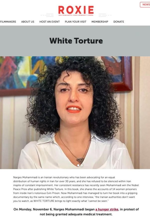 publicity for film White Torture