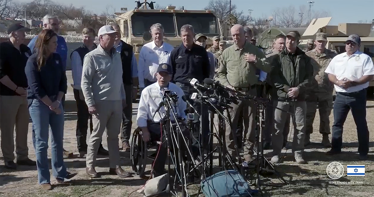 February 4, 2024 Texas Gov Abbot Press Conference Shelby Park