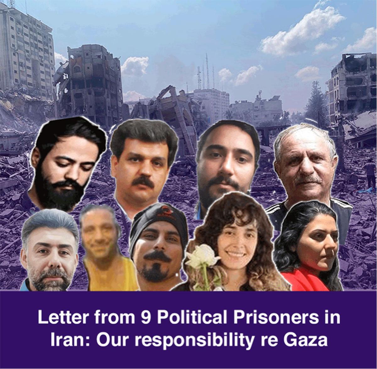 Nine Iranian prisoners graphic