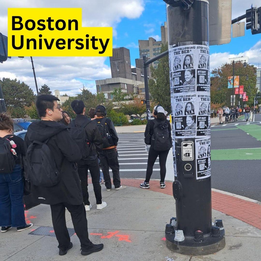 Boston University: Bob Avakian Official posters