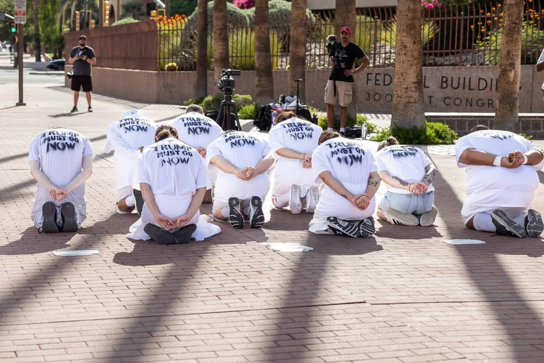 Human installation of deported immigrants at CECOT prison in El Salvador.