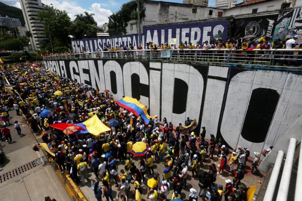 March in Colombia against Genocide, May 1.