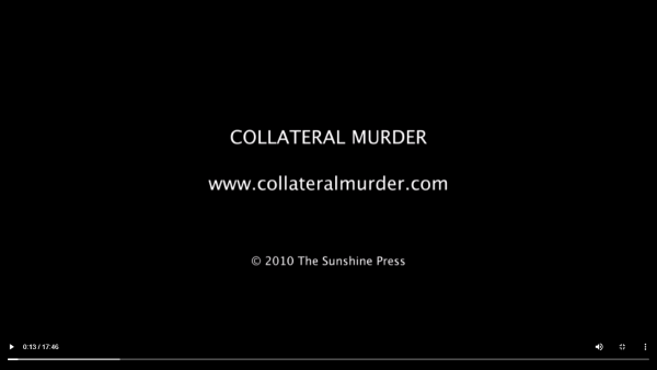 Title screen: Collateral Murder