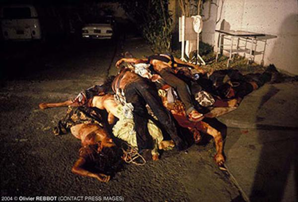 Victims of death squad in El Salvador, 1981