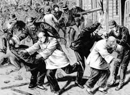 Anti-Chinese rioting in denver 1880