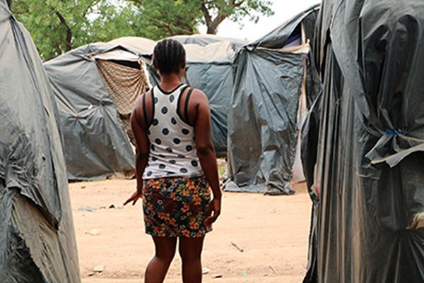 Nigerian woman trafficked to Burkina Faso goldmine stares at village of tents