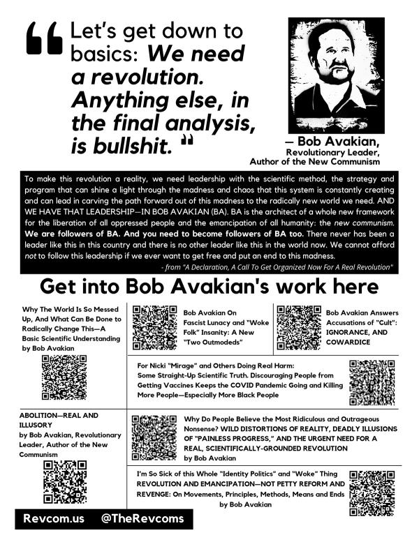 QR codes for works by Bob Avakian