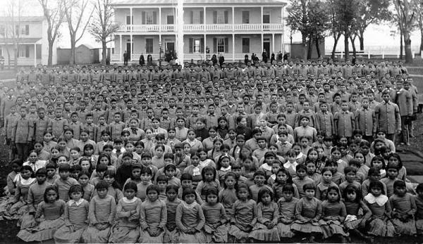 A notorious Native American boarding school