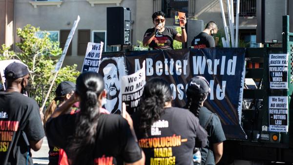 LA Rev Club protesting on July 4.