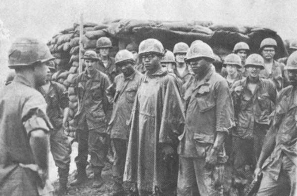 Black GIs refuse to return to combat in Vietnam, September 1969.