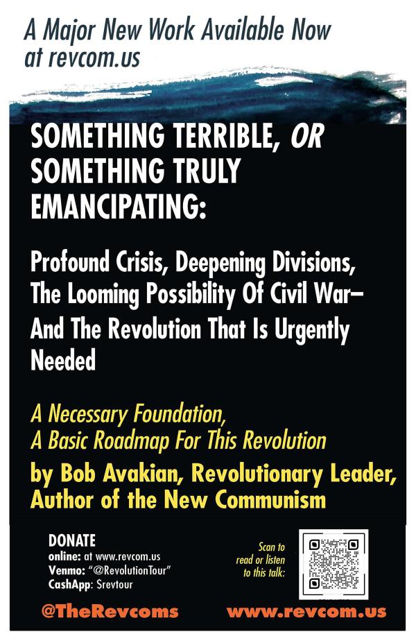 Poster - Announcement of BA Talk "Something Terrible, Or Something Truly Emancipating"