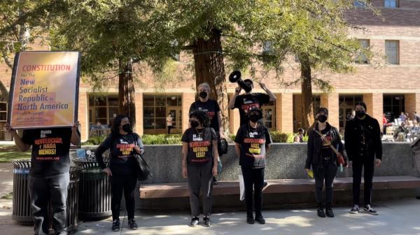 Los Angeles RevClub doing some agitation.