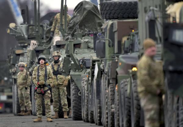 US troops in Germany en route to Romania.