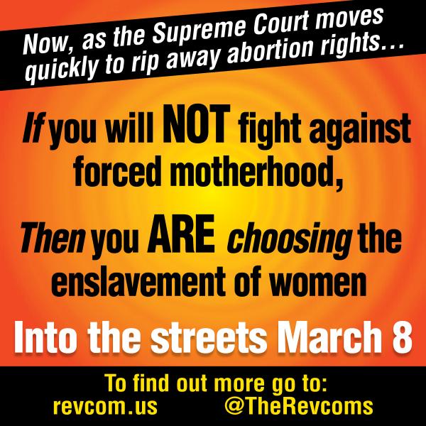 Provocation 2: If you will not fight against forced motherhood