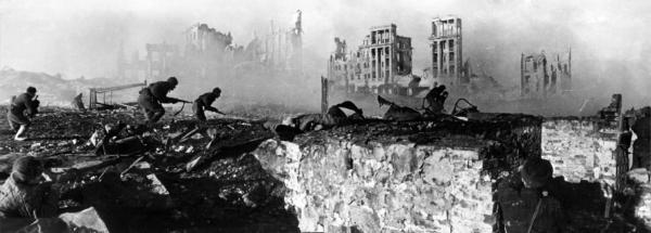 Soviet soldiers in the battle for Stalingrad