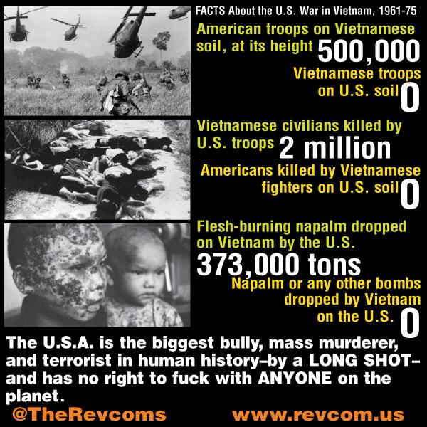 Vietnam war crimes-US has no right to fuck with anyone
