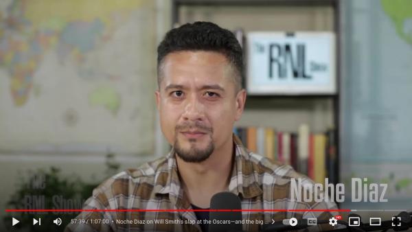 Noche Diaz speaking about Will Smith's slap at Oscars