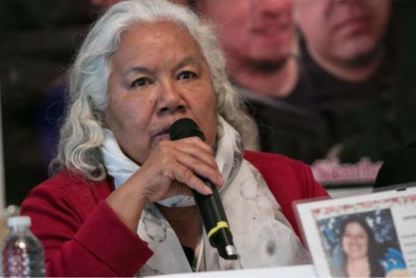 Irinea Buendia mother of Mariana Buendia speaking on her daughter's murder