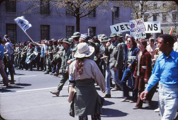 On April 24, 1971, 500,000 people demonstrated against the Vietnam War in Washington, D.C.