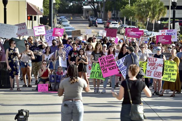 Jacksonville, Florida, rally for abortion rights, May 4, 2022.