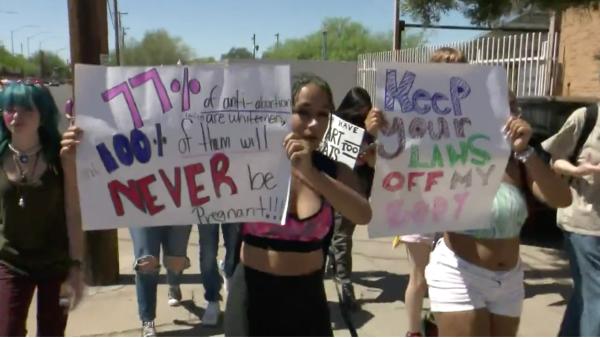 Tucson, Arizona high school students walk out for abortion rights: Hands Off Our Bodies1