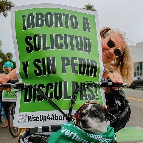 Santa Monica RU4AR sign in spanish, Abortion on Demand and without apology.