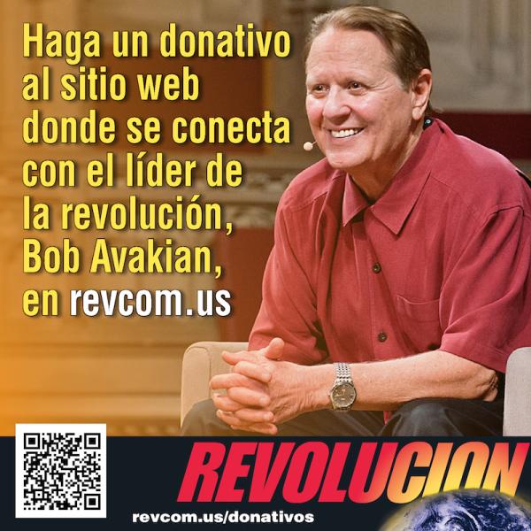 fund drive Bob Avakian square spanish