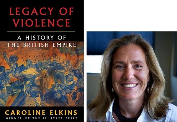 Legacy of Violence book cover and Caroline Elkins portrait