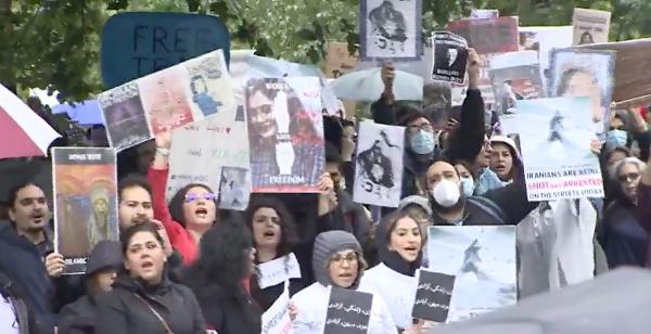 Boston for Iran: Protest assaults on Iranian women.