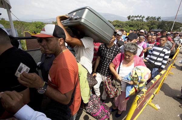 Venezuelans migrate as economic crisis worsens.